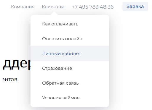 Как войти в личный кабинет mfovzaimno.ru?